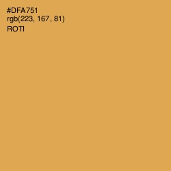 #DFA751 - Roti Color Image