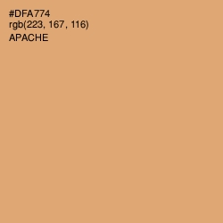 #DFA774 - Apache Color Image