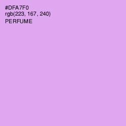 #DFA7F0 - Perfume Color Image