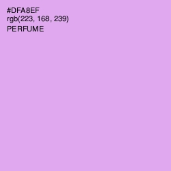 #DFA8EF - Perfume Color Image