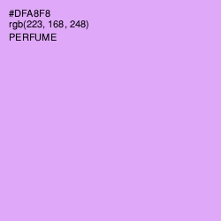 #DFA8F8 - Perfume Color Image