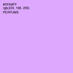 #DFA8FF - Perfume Color Image
