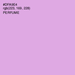 #DFA9E4 - Perfume Color Image