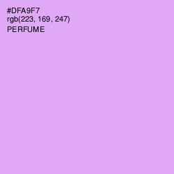#DFA9F7 - Perfume Color Image