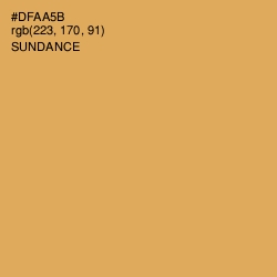 #DFAA5B - Sundance Color Image