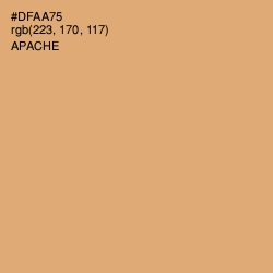 #DFAA75 - Apache Color Image