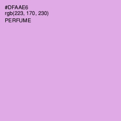 #DFAAE6 - Perfume Color Image