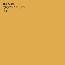#DFAB4D - Roti Color Image