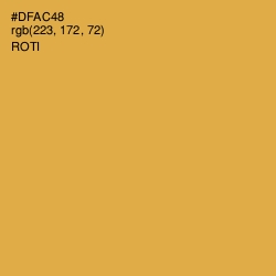 #DFAC48 - Roti Color Image