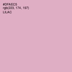 #DFAEC5 - Lilac Color Image