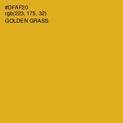 #DFAF20 - Golden Grass Color Image