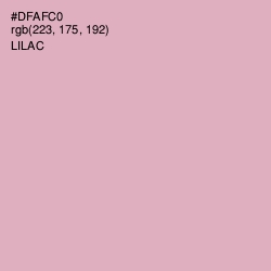 #DFAFC0 - Lilac Color Image