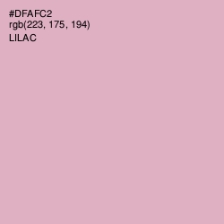 #DFAFC2 - Lilac Color Image