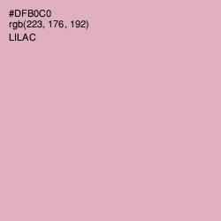 #DFB0C0 - Lilac Color Image