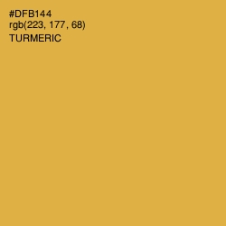 #DFB144 - Turmeric Color Image