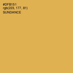 #DFB151 - Sundance Color Image