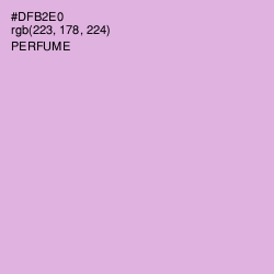 #DFB2E0 - Perfume Color Image