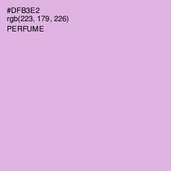 #DFB3E2 - Perfume Color Image