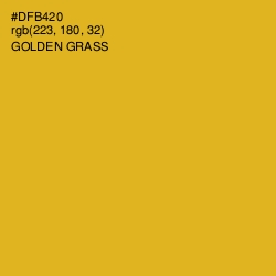 #DFB420 - Golden Grass Color Image