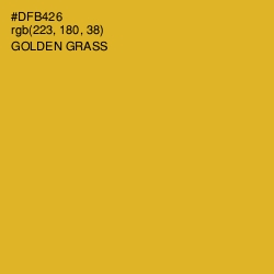 #DFB426 - Golden Grass Color Image