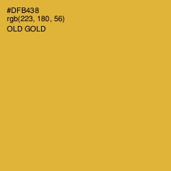 #DFB438 - Old Gold Color Image