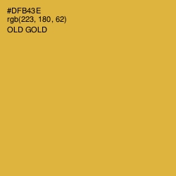 #DFB43E - Old Gold Color Image