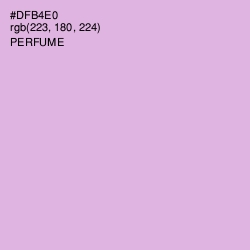 #DFB4E0 - Perfume Color Image