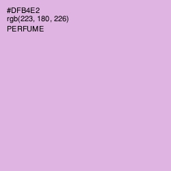 #DFB4E2 - Perfume Color Image