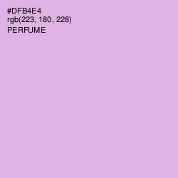 #DFB4E4 - Perfume Color Image