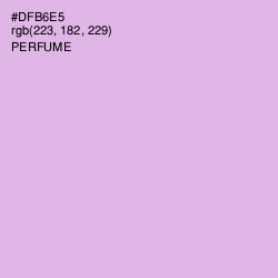 #DFB6E5 - Perfume Color Image