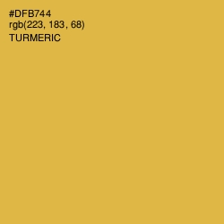 #DFB744 - Turmeric Color Image
