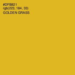 #DFB821 - Golden Grass Color Image