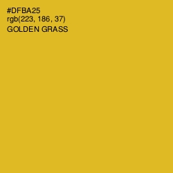 #DFBA25 - Golden Grass Color Image