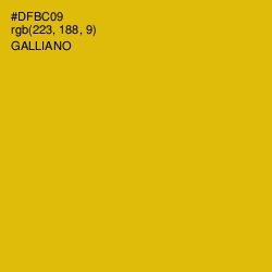 #DFBC09 - Galliano Color Image