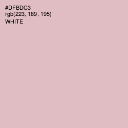 #DFBDC3 - Thistle Color Image