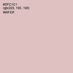 #DFC1C1 - Wafer Color Image