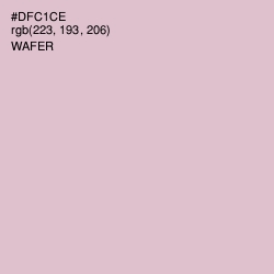 #DFC1CE - Wafer Color Image