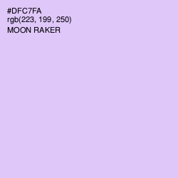 #DFC7FA - Moon Raker Color Image