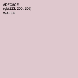 #DFC8CE - Wafer Color Image
