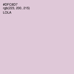 #DFC8D7 - Lola Color Image