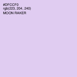 #DFCCF0 - Moon Raker Color Image