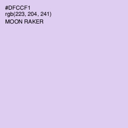 #DFCCF1 - Moon Raker Color Image