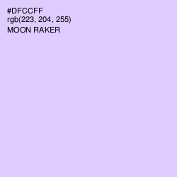 #DFCCFF - Moon Raker Color Image