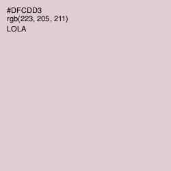 #DFCDD3 - Lola Color Image