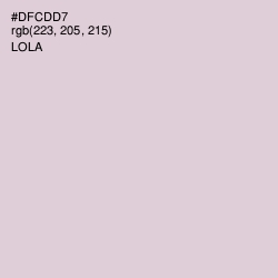 #DFCDD7 - Lola Color Image