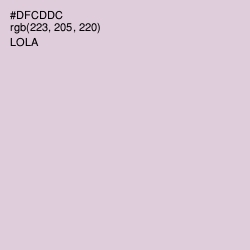 #DFCDDC - Lola Color Image