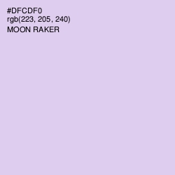 #DFCDF0 - Moon Raker Color Image
