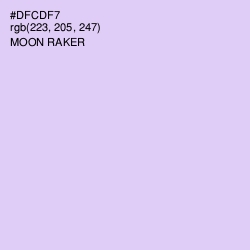 #DFCDF7 - Moon Raker Color Image
