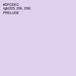 #DFCEEC - Prelude Color Image