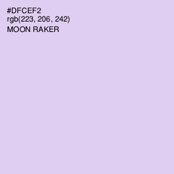 #DFCEF2 - Moon Raker Color Image